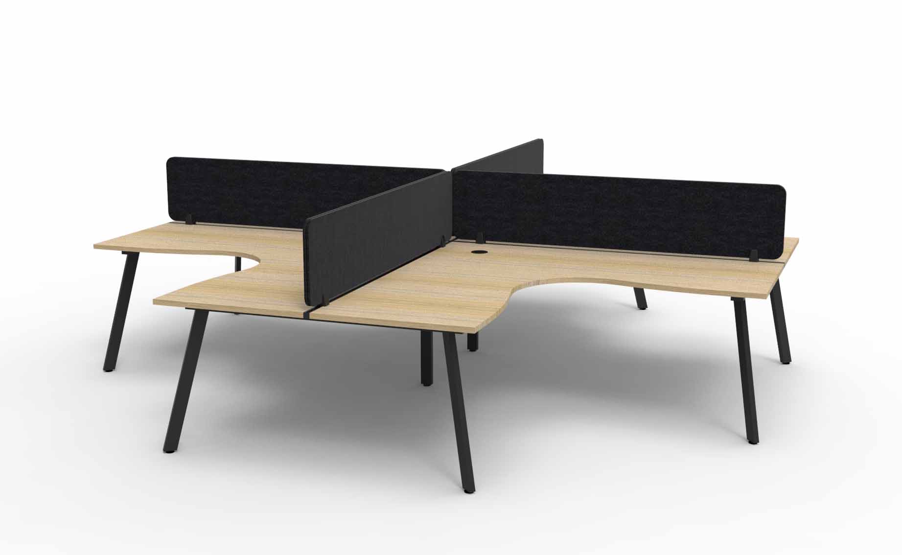 Eternity 3 Person 120 Degree Workstation